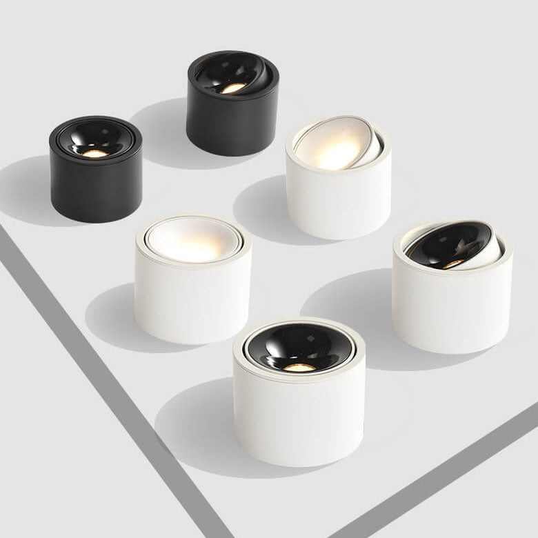 Leir rund loftlampe