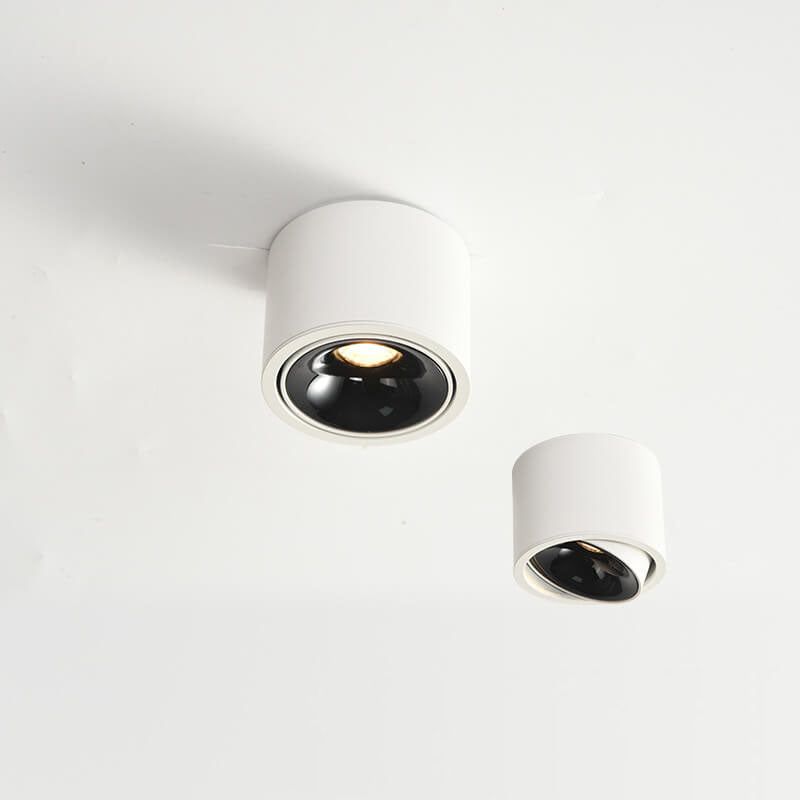 Leir rund loftlampe
