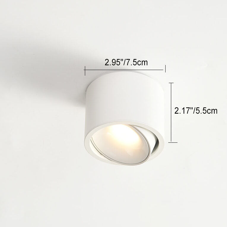 Leir rund loftlampe