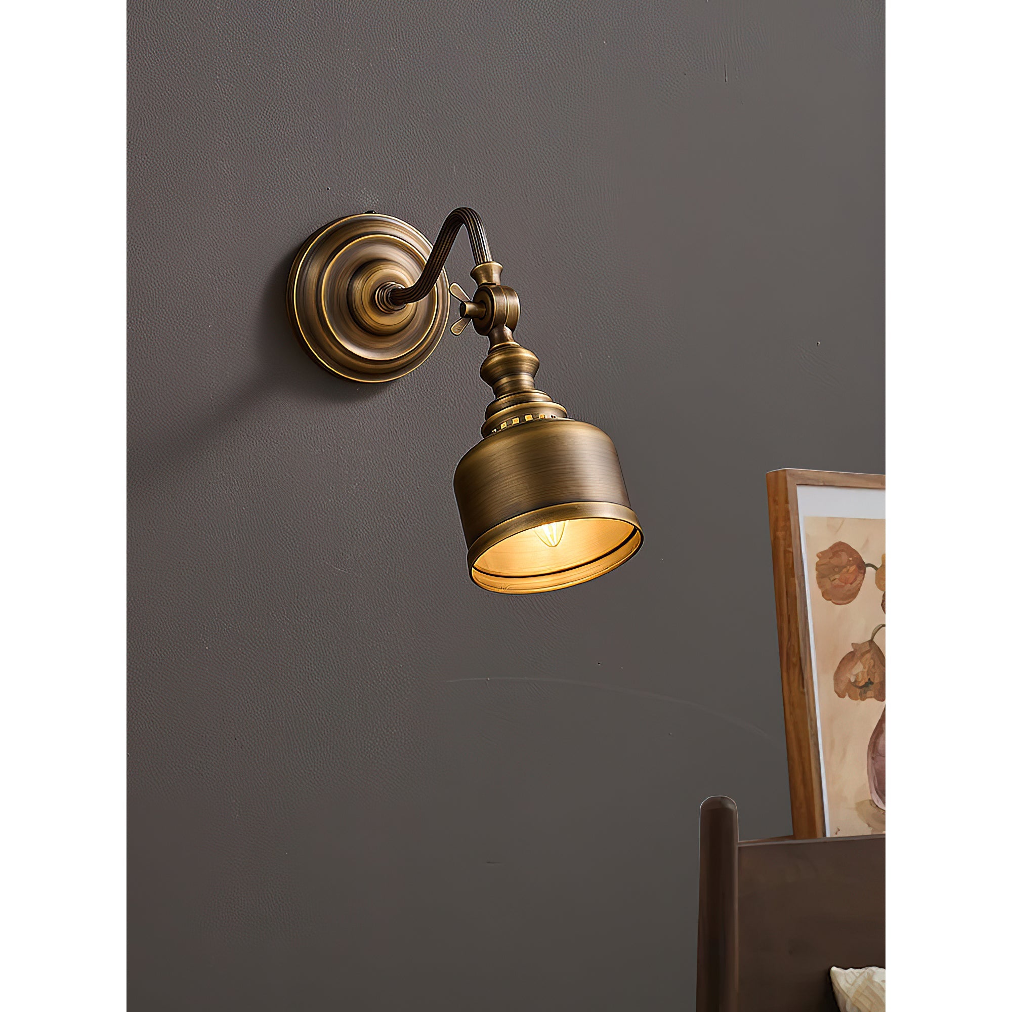 Tirlete vintage væglampe