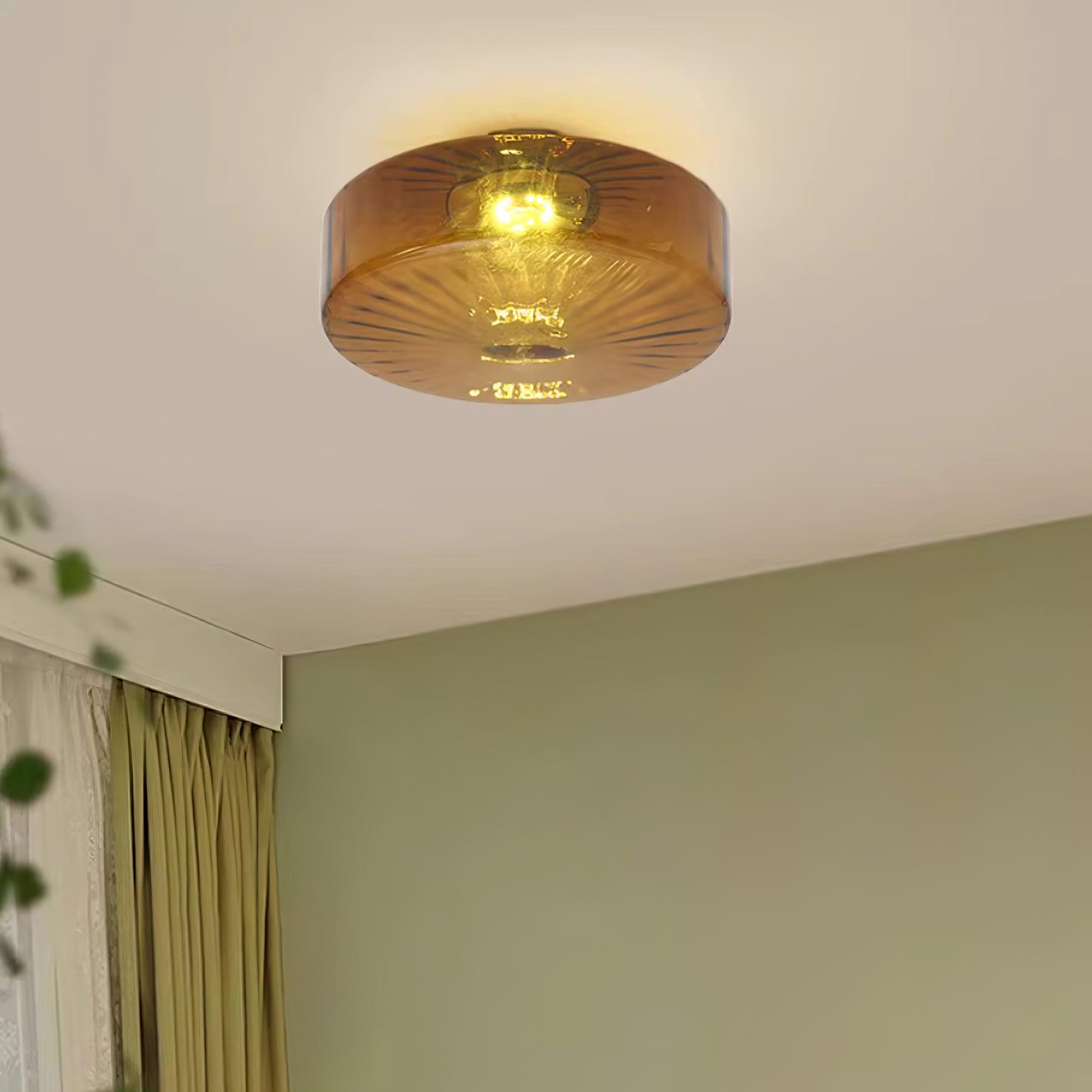 Paxmier rund udendørs loftlampe