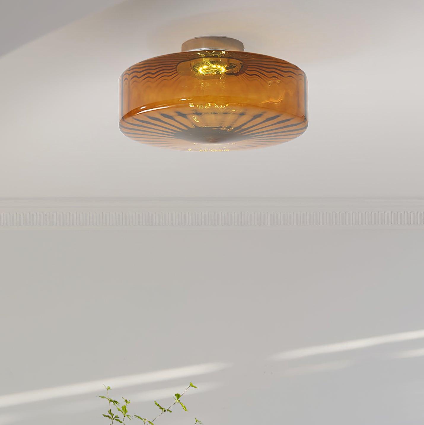 Paxmier rund udendørs loftlampe