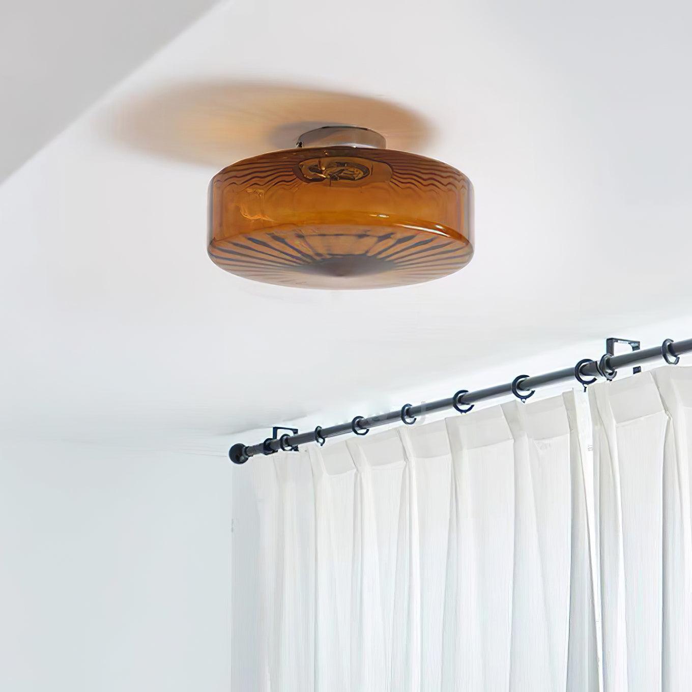 Paxmier rund udendørs loftlampe