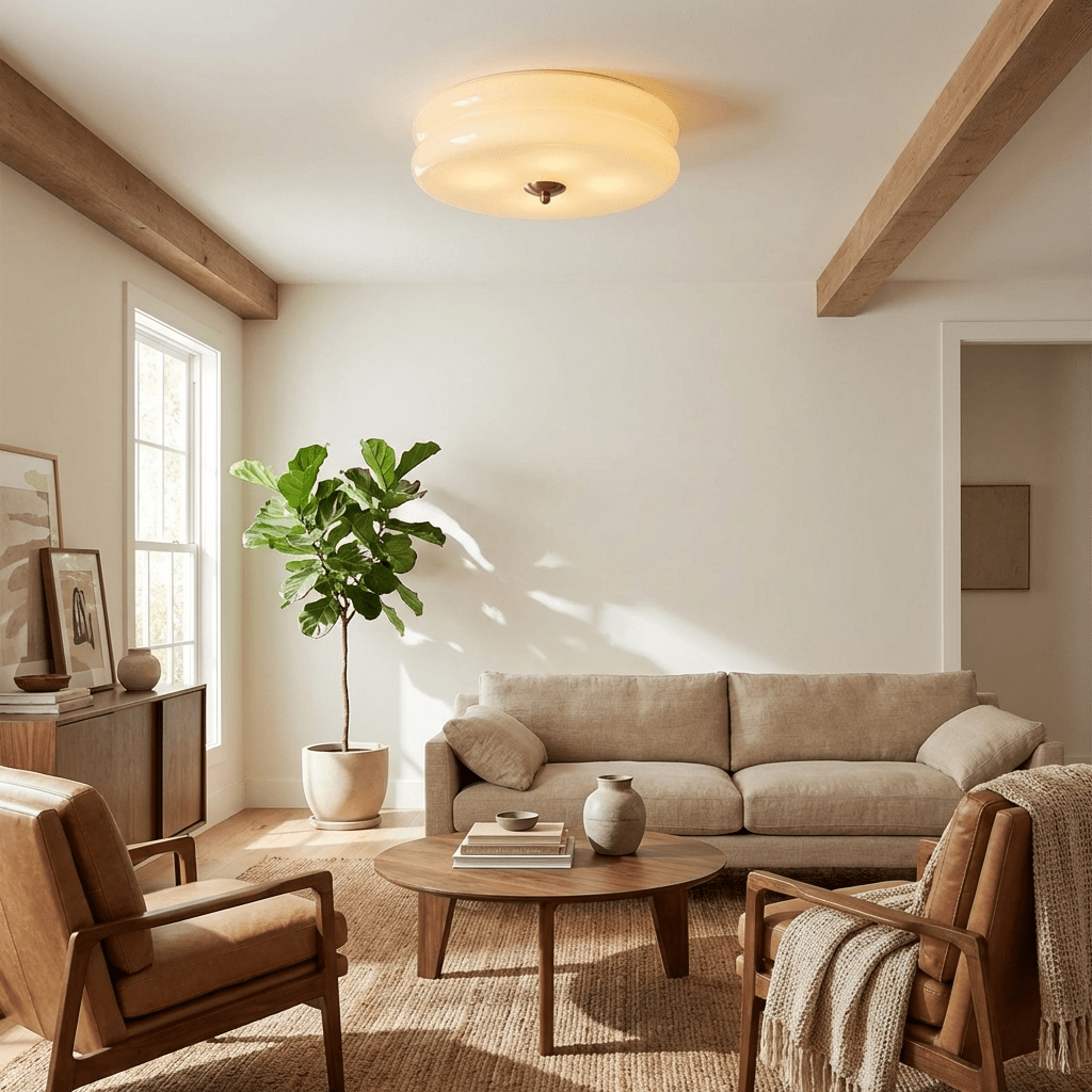 Marroon vintage loftlampe