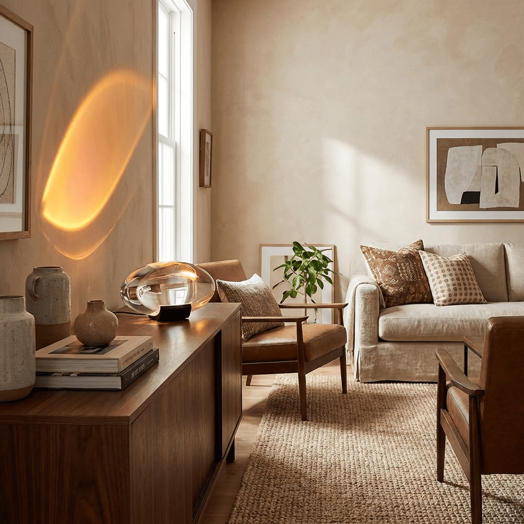 Jorar oval bordlampe
