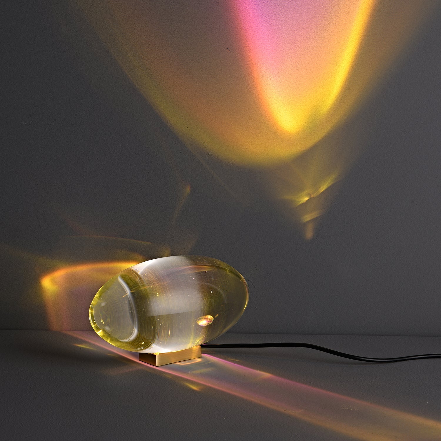 Jorar oval bordlampe
