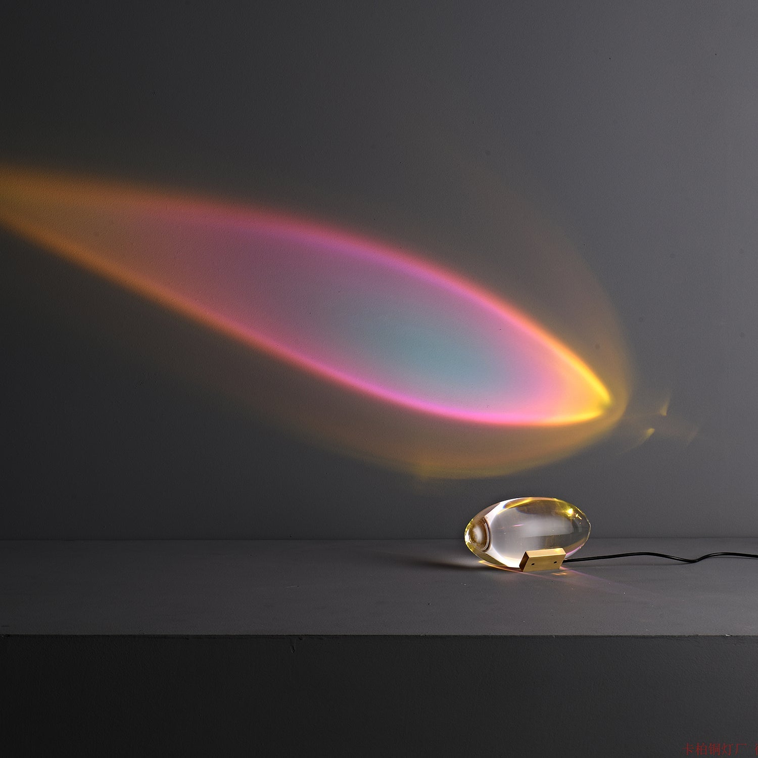Jorar oval bordlampe