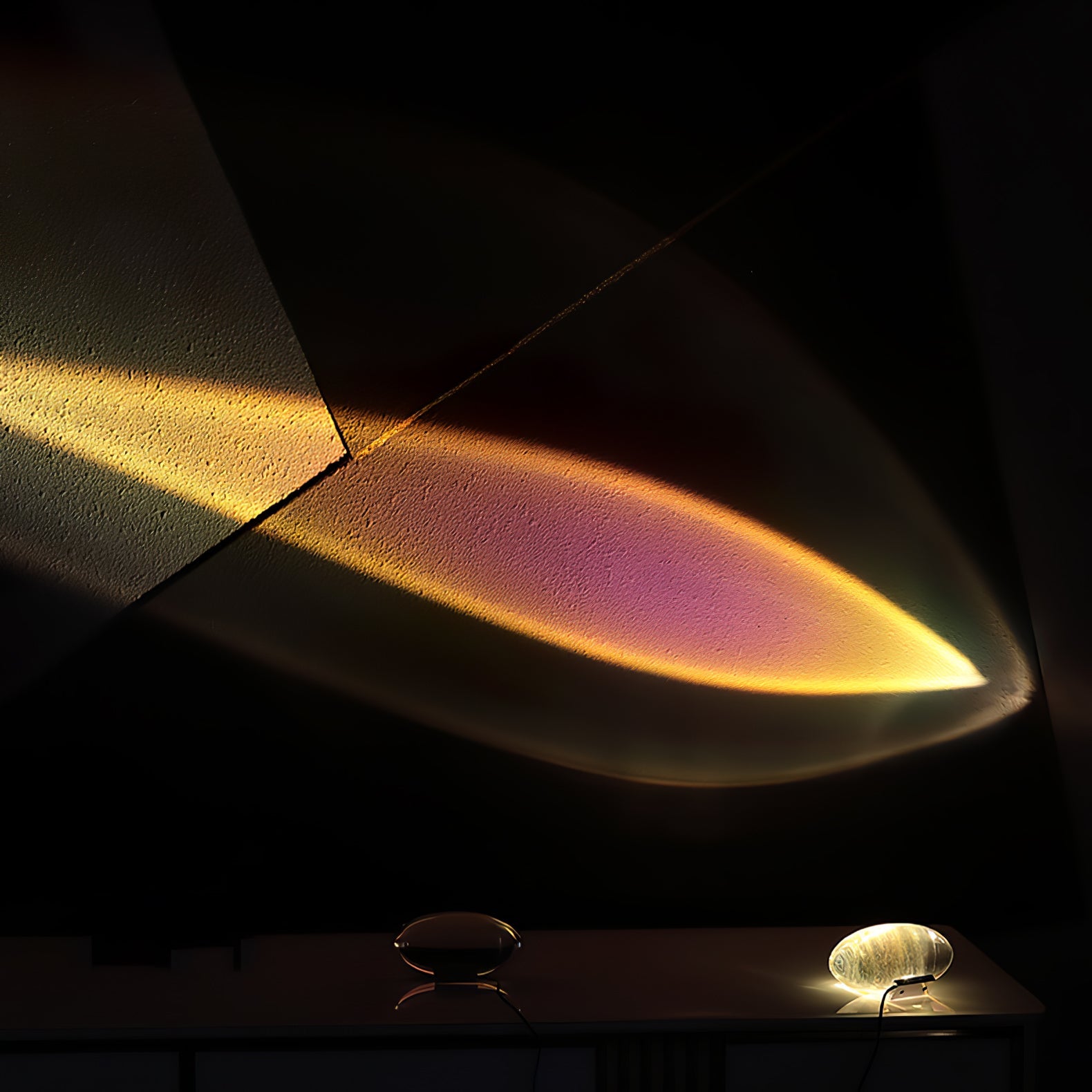 Jorar oval bordlampe