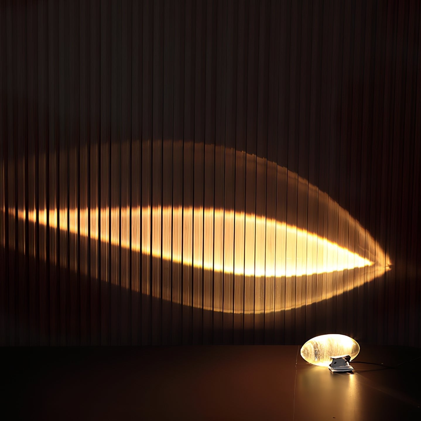 Jorar oval bordlampe