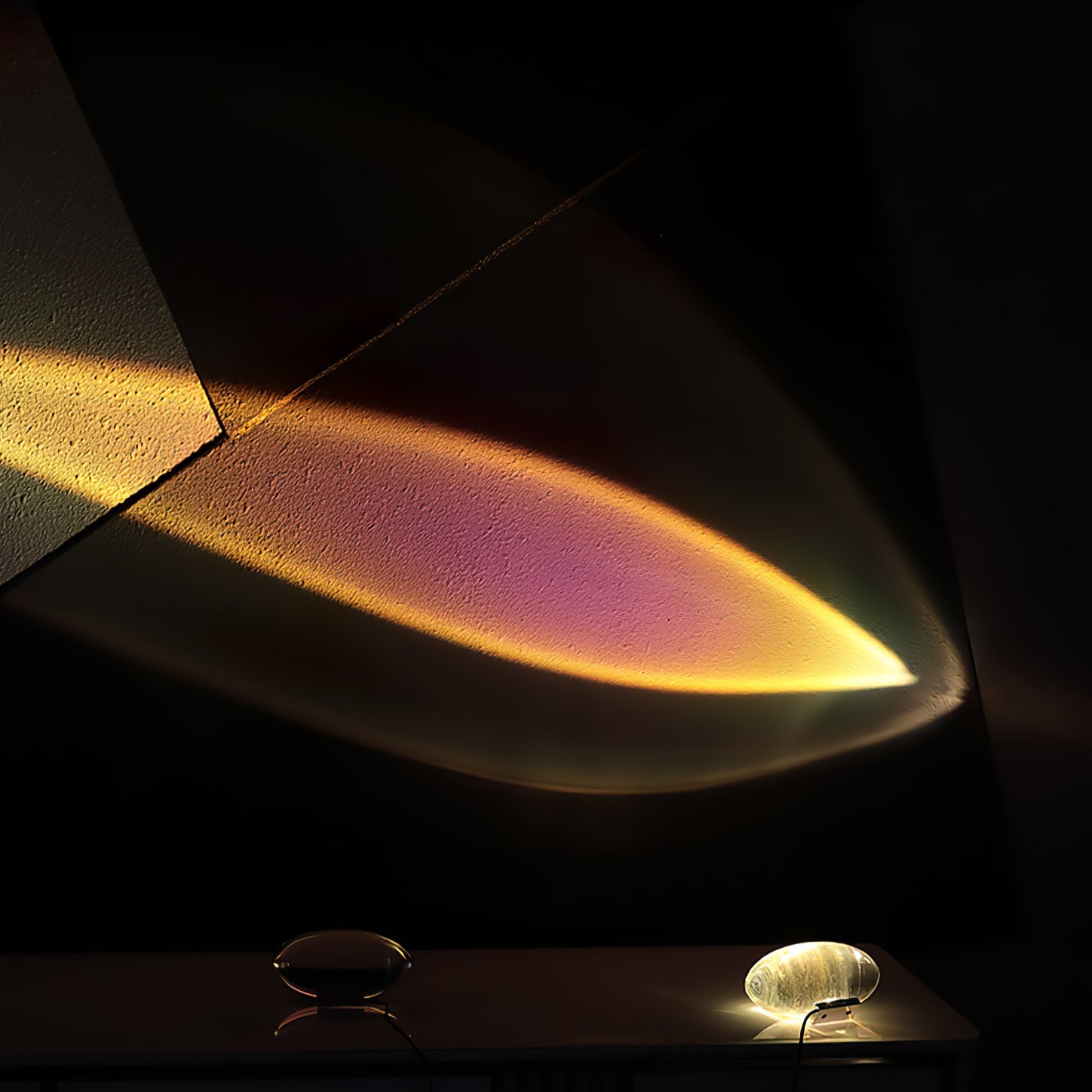 Jorar oval bordlampe