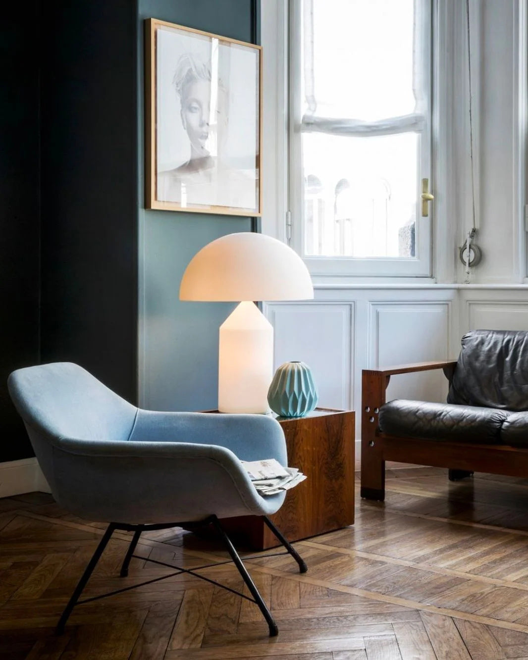 Tirene svampeformet bordlampe