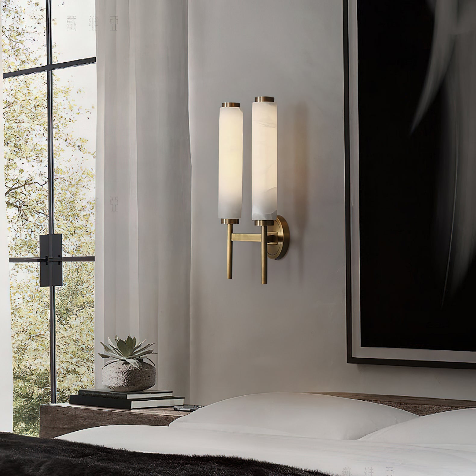 Madsel rørformet væglampe