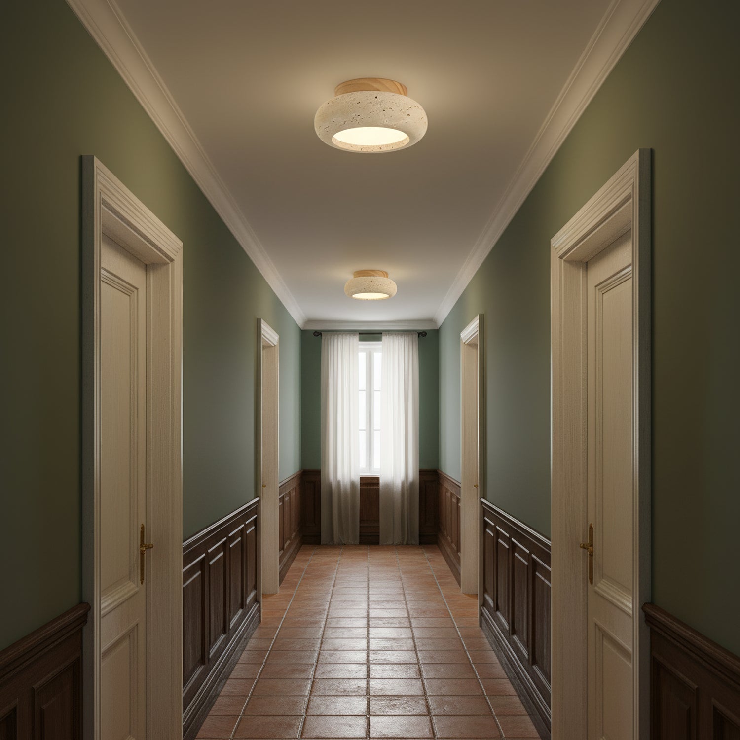 Calu rund loftlampe