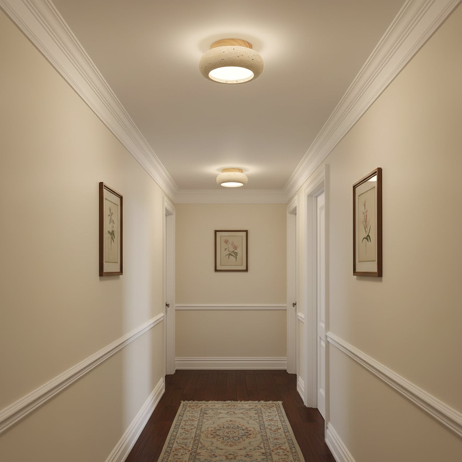 Calu rund loftlampe