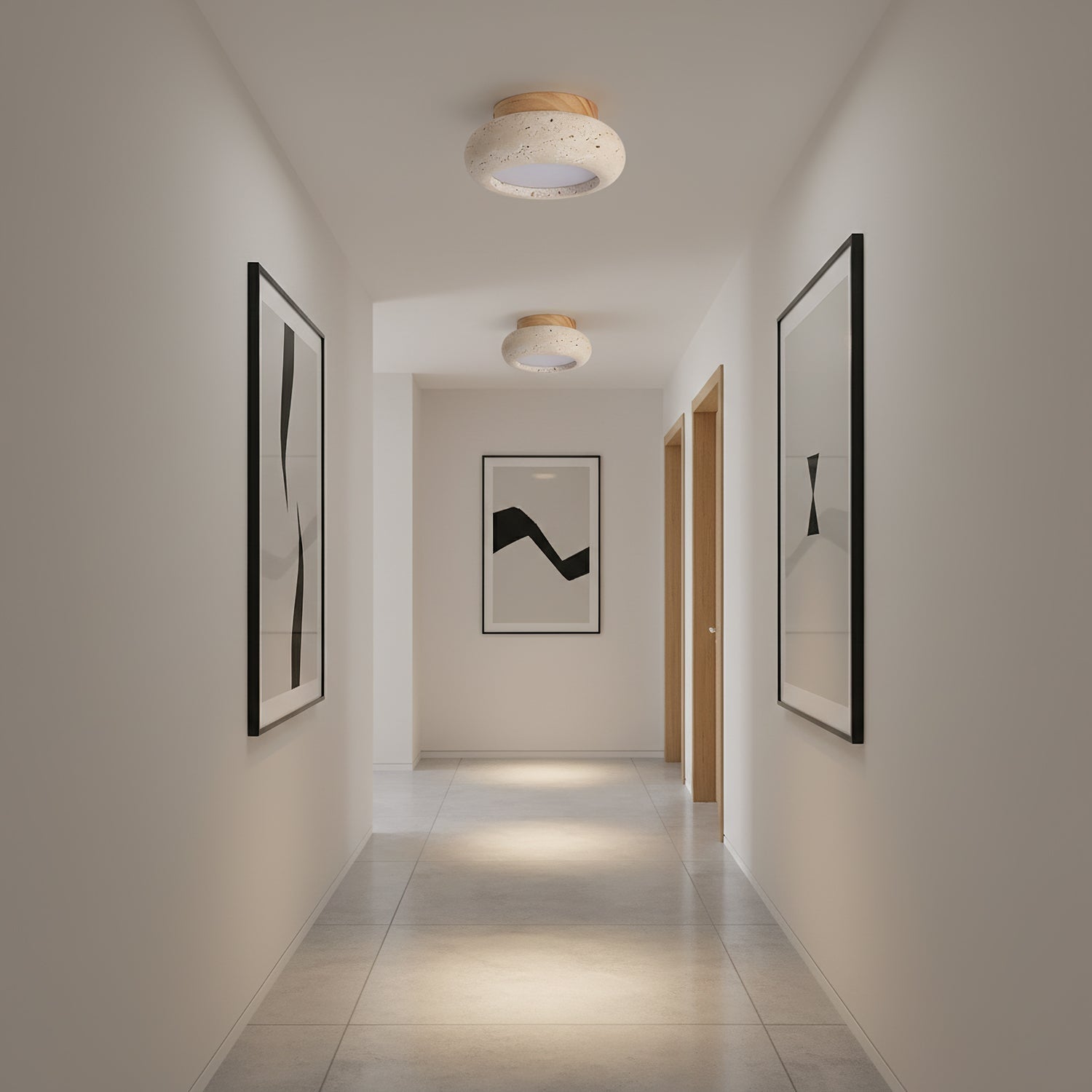 Calu rund loftlampe