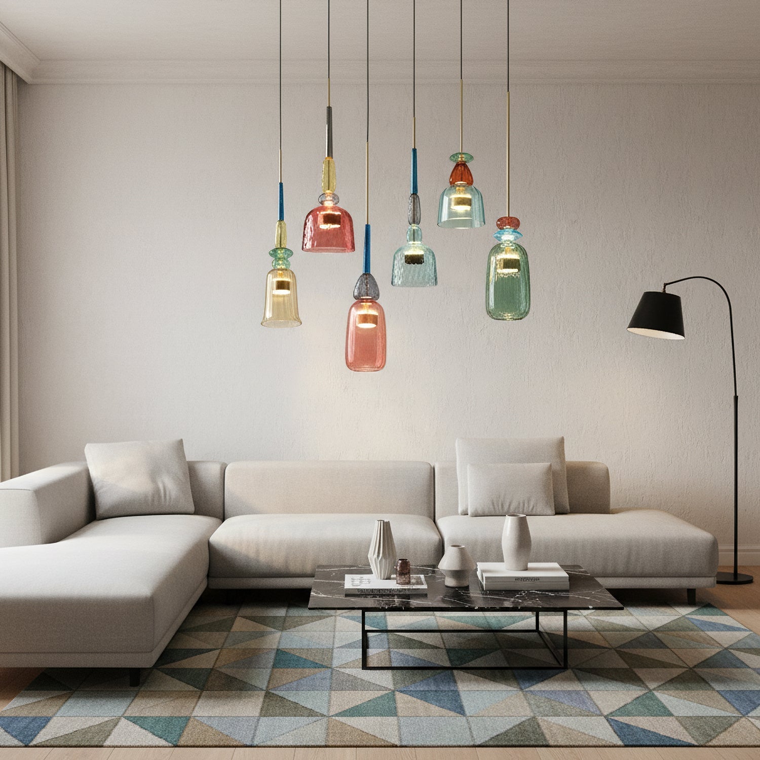 Zenne moderne pendellampe