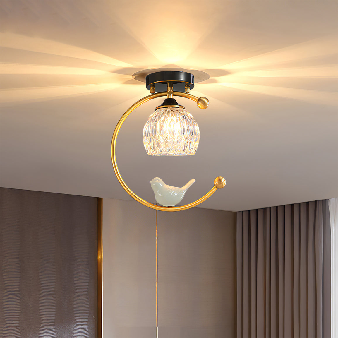 Nolhav loftlampe