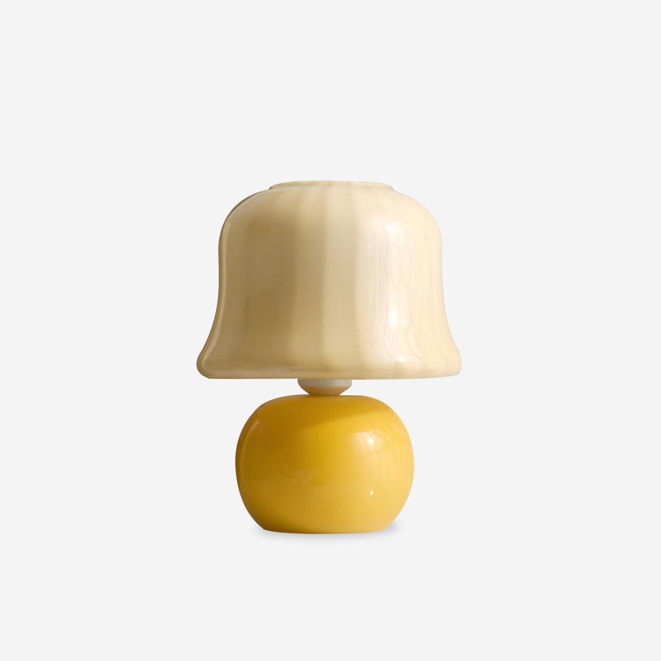 Sorense svampeformet bordlampe