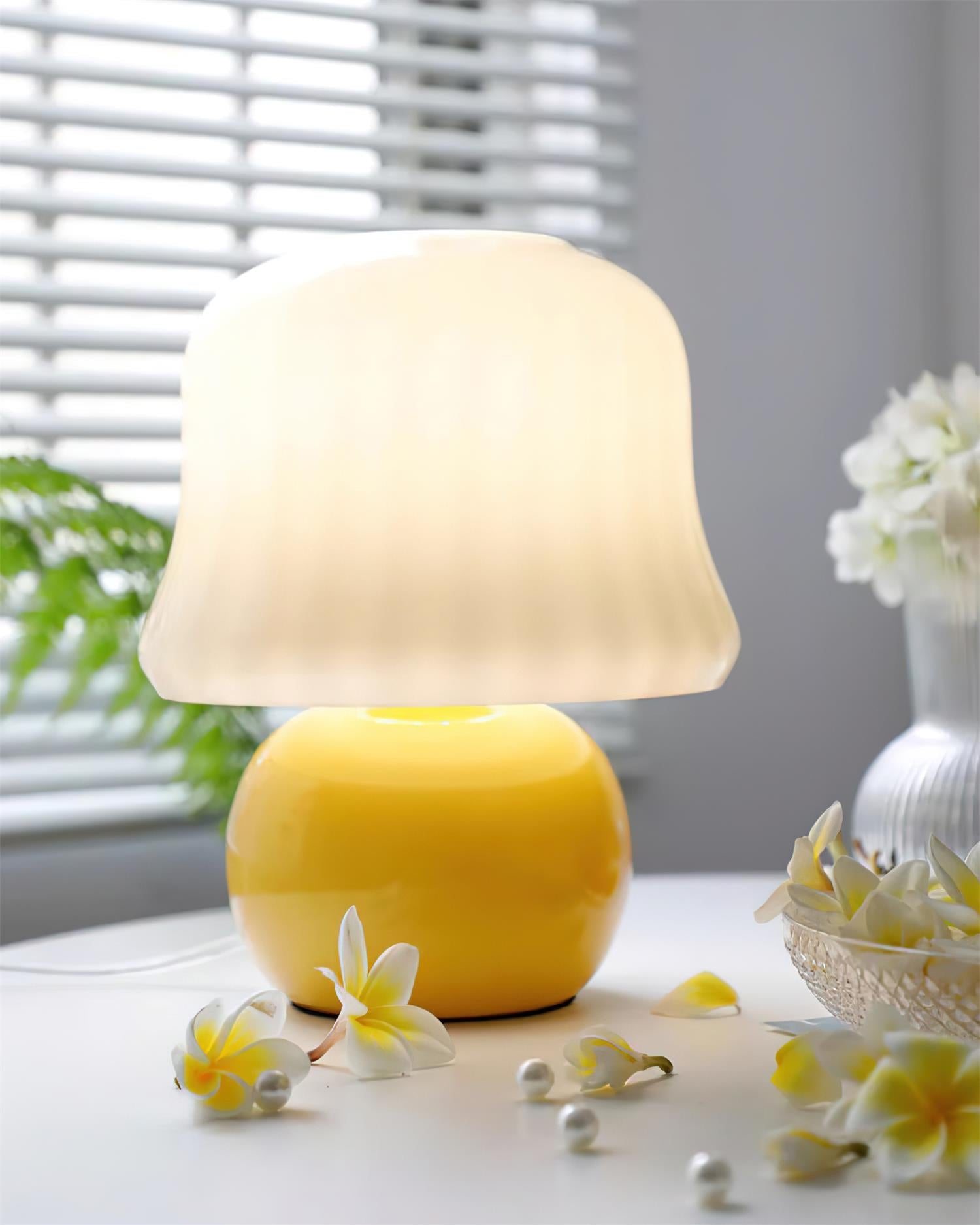 Sorense svampeformet bordlampe