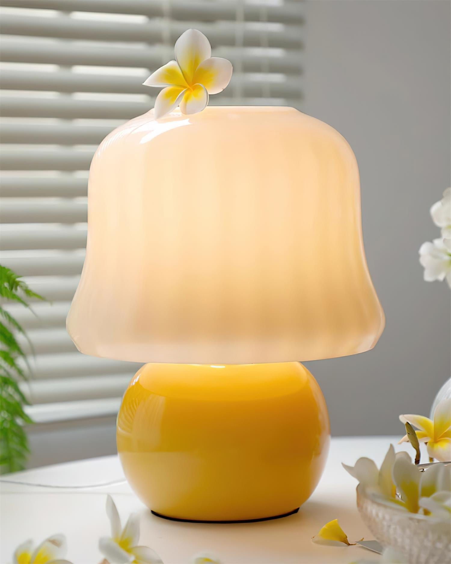 Sorense svampeformet bordlampe