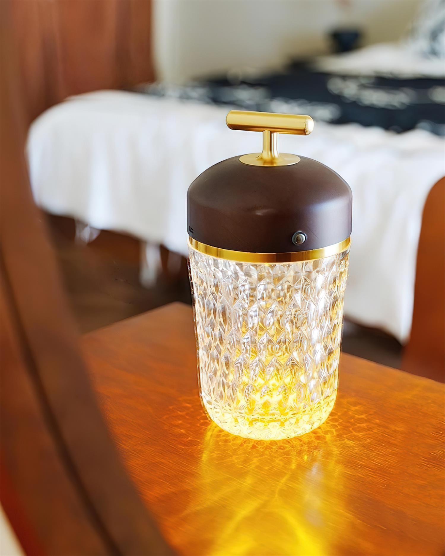 Lokene bærbar bordlampe