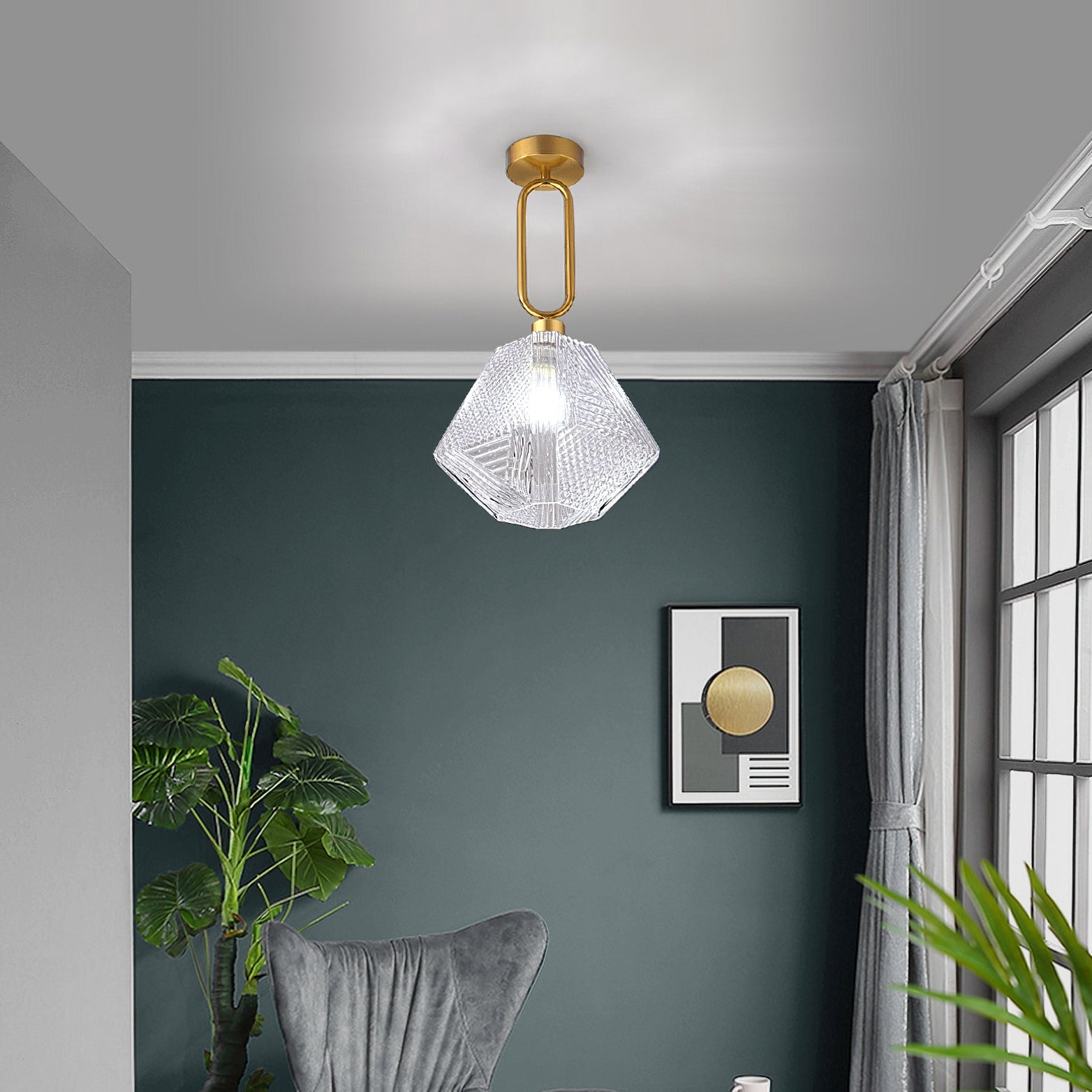 Rikreon vintage loftlampe