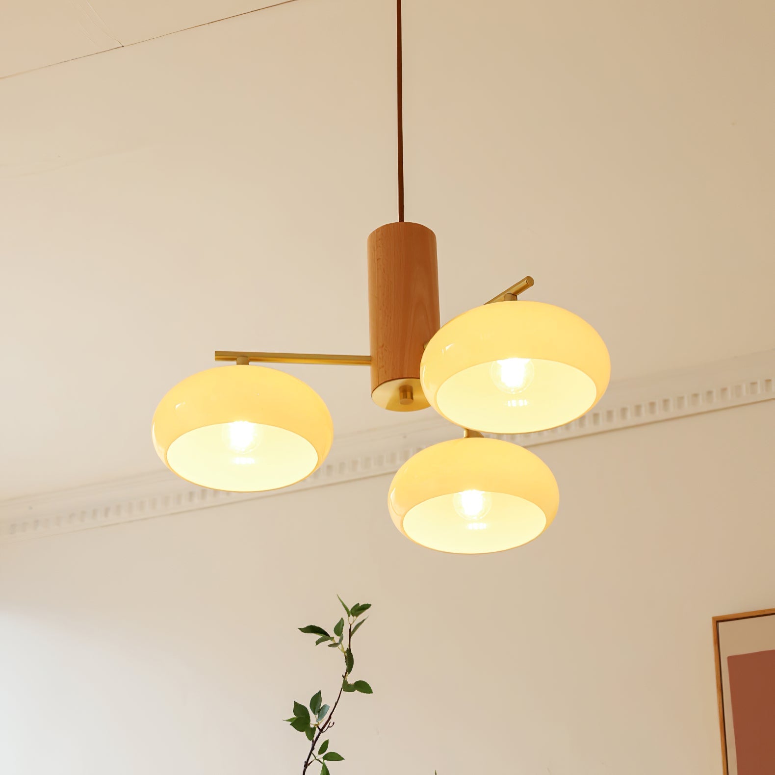 Miksale oval lysekrone