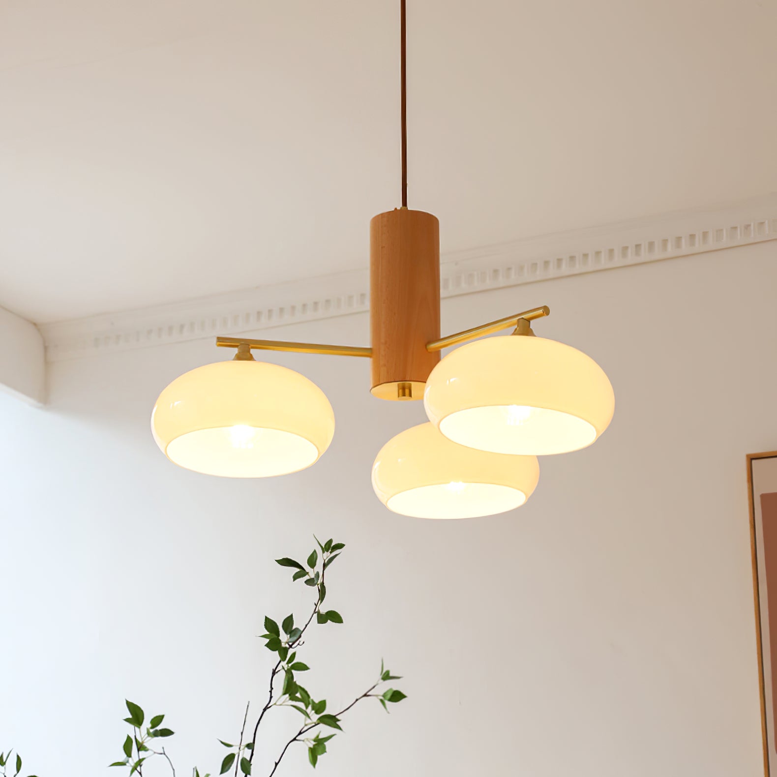 Miksale oval lysekrone
