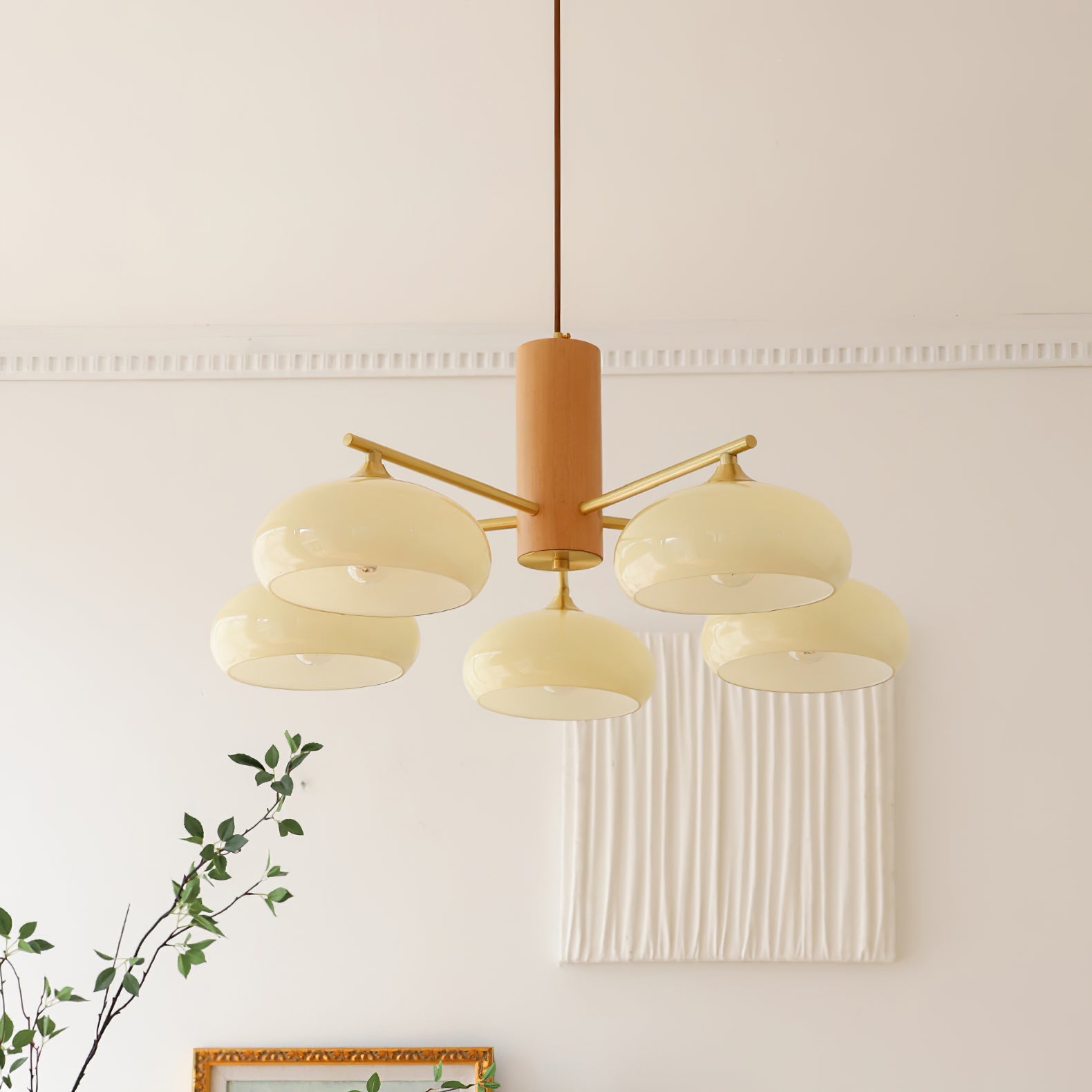 Miksale oval lysekrone