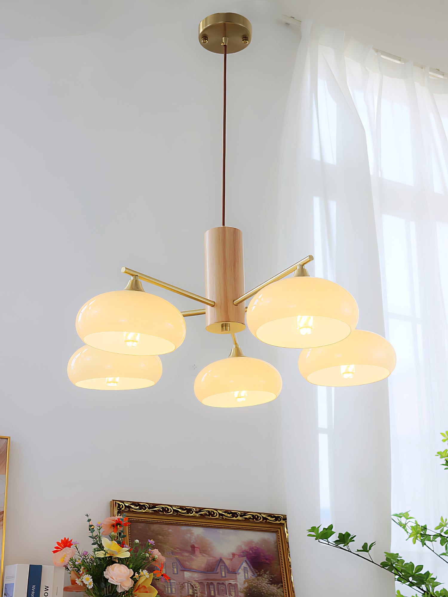 Miksale oval lysekrone