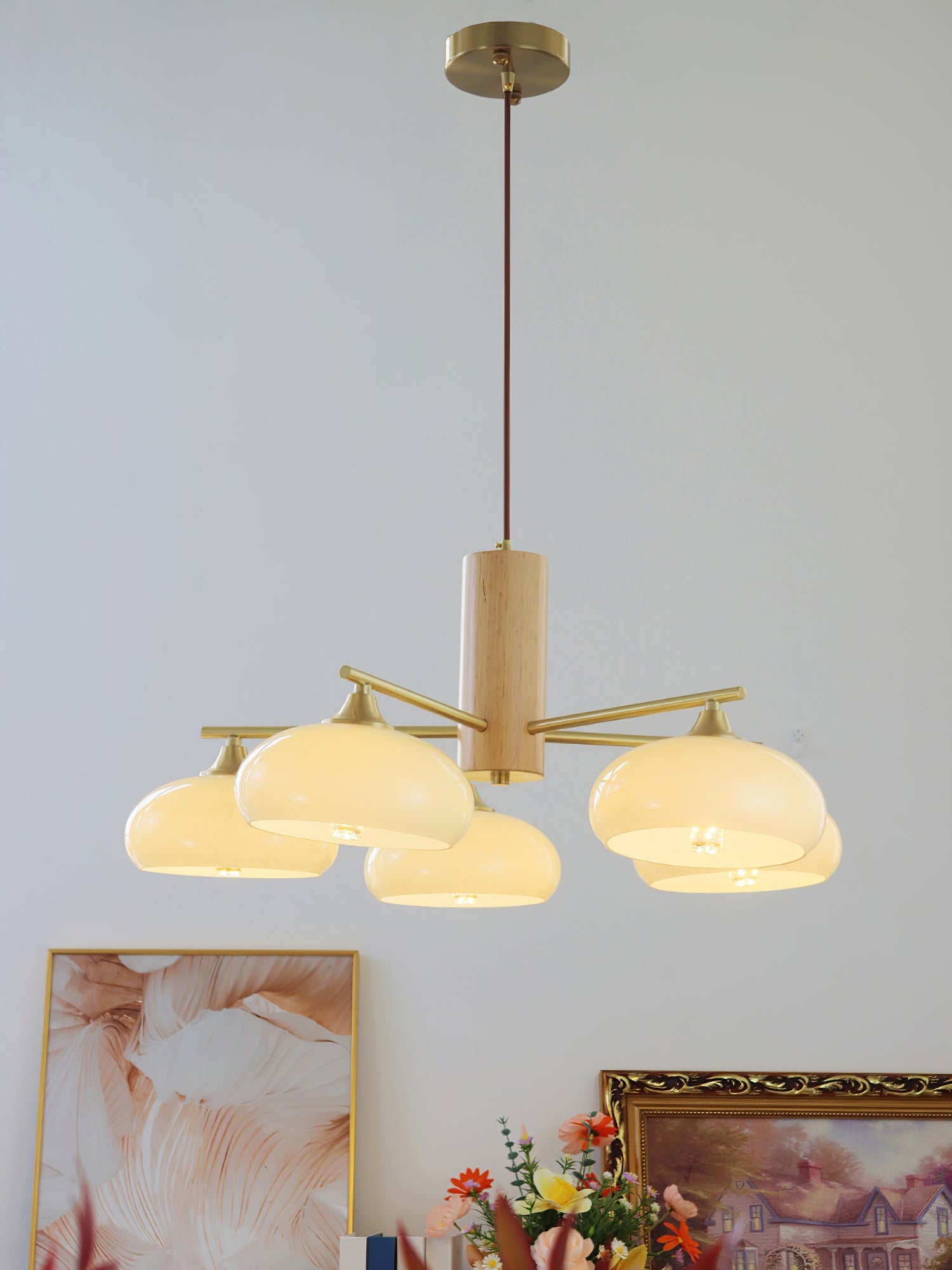 Miksale oval lysekrone