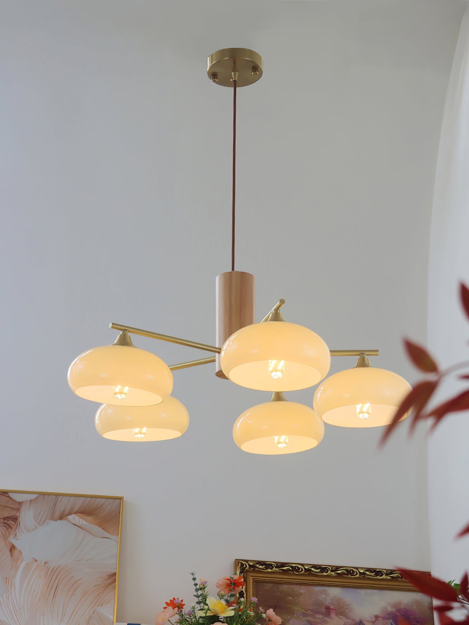 Miksale oval lysekrone