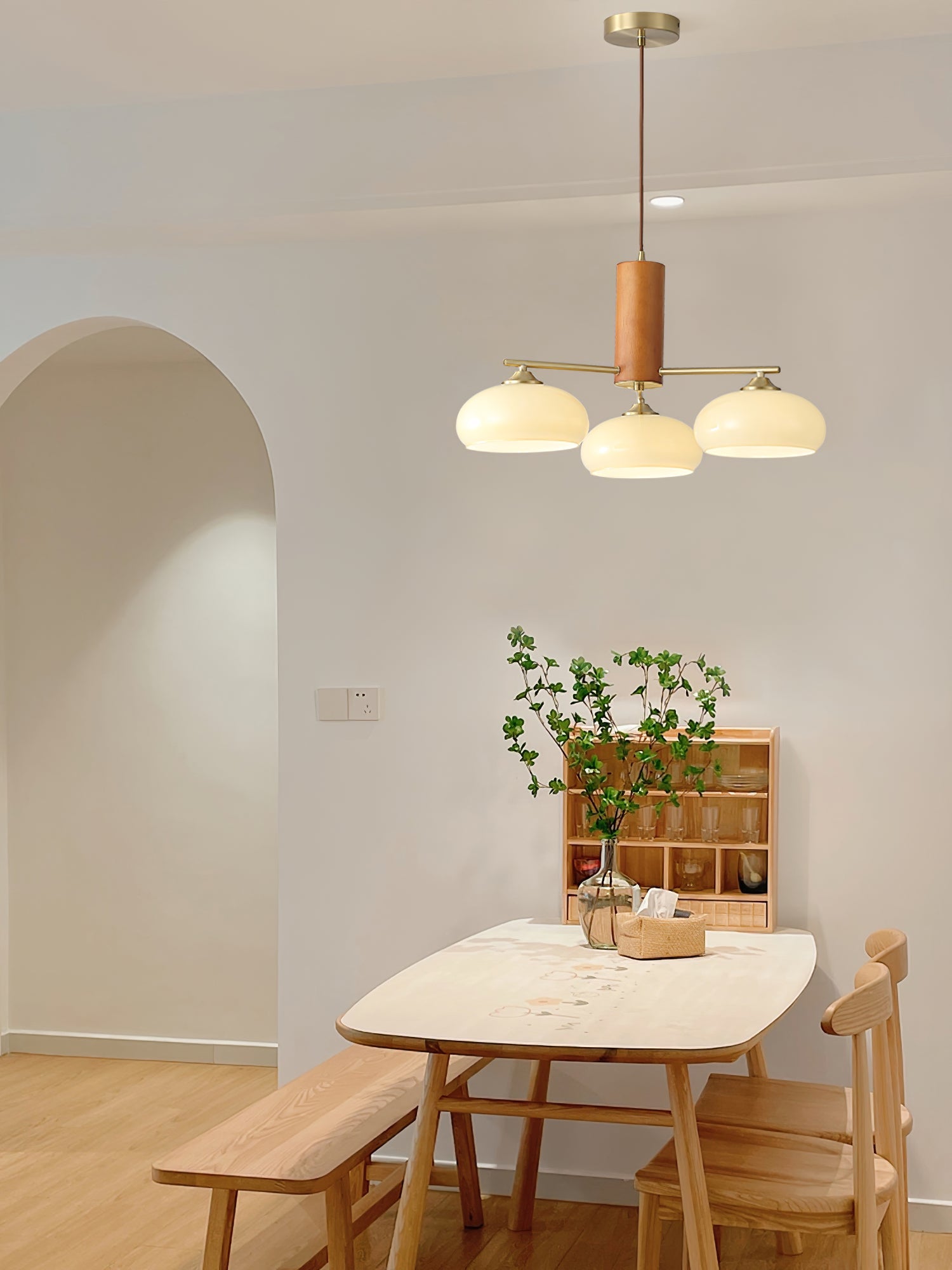 Miksale oval lysekrone