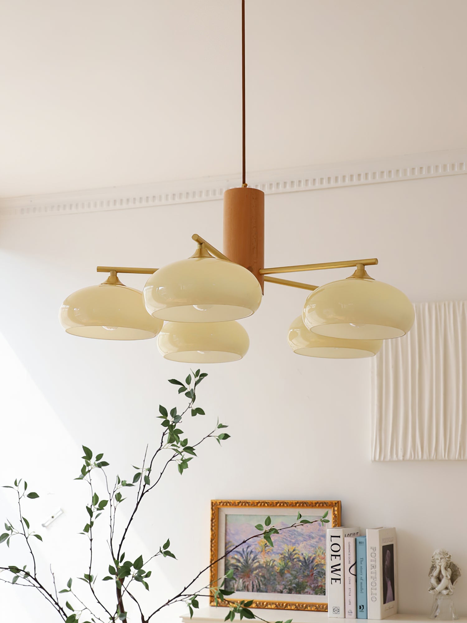Miksale oval lysekrone