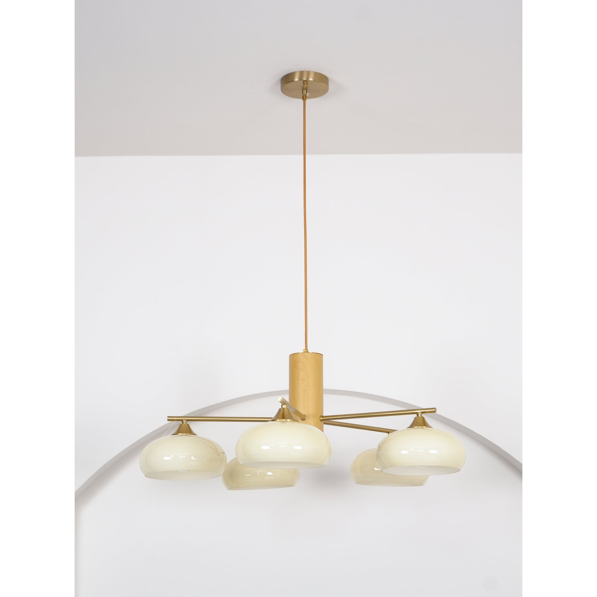 Miksale oval lysekrone