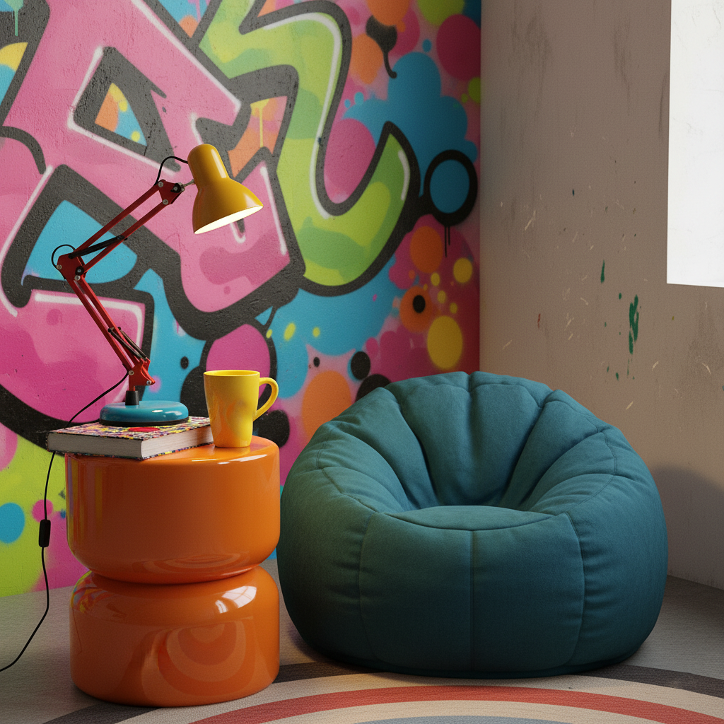 Lokein retro bordlampe