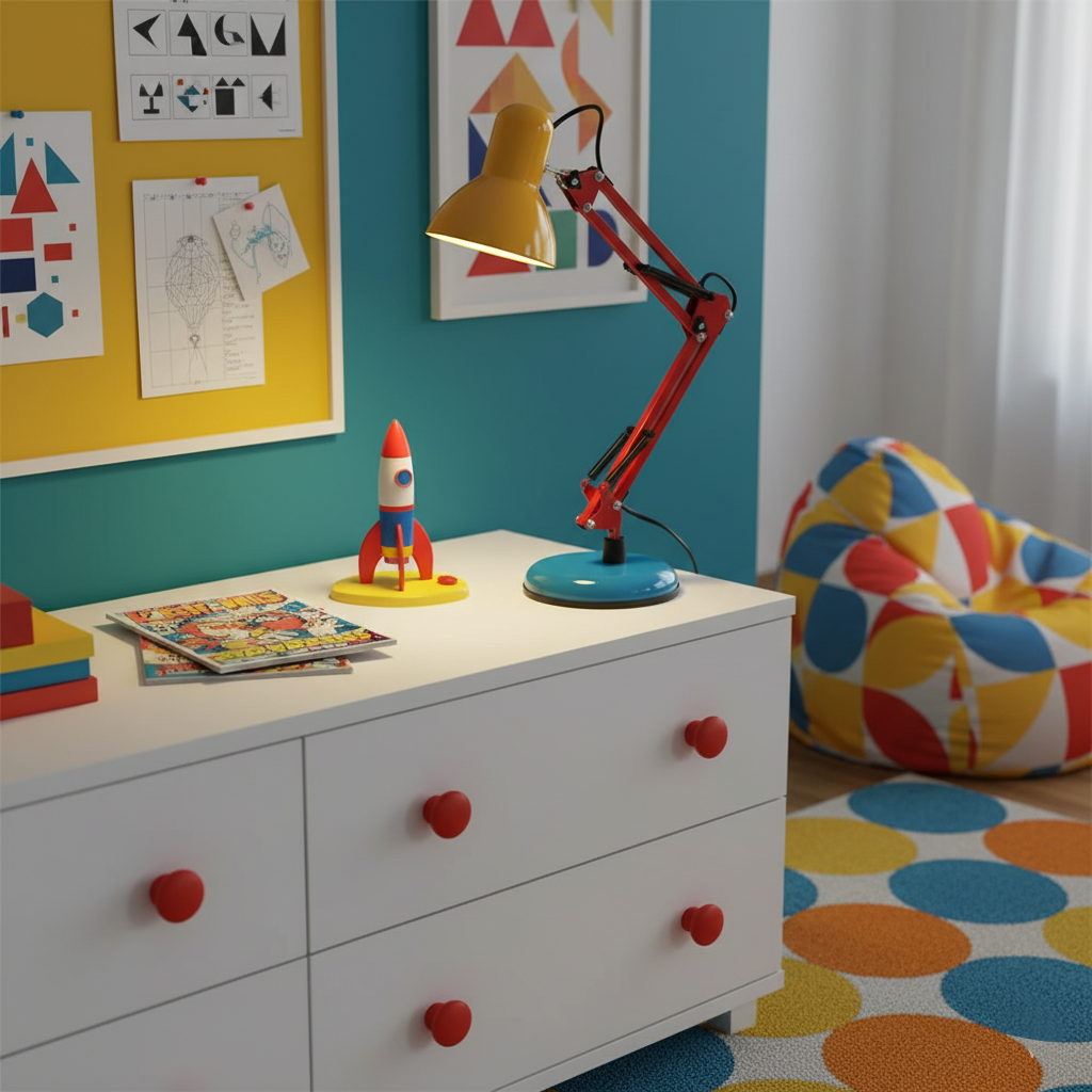Lokein retro bordlampe