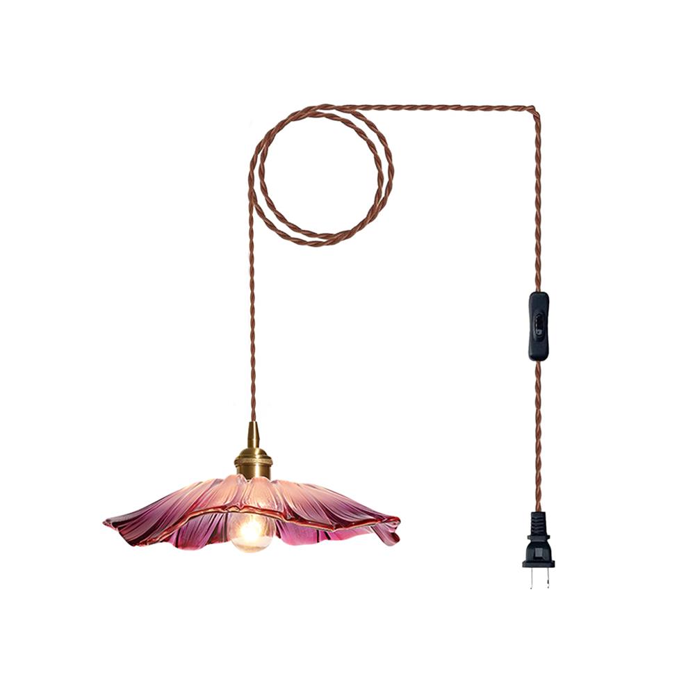 Larsmi blomsterformet pendellampe