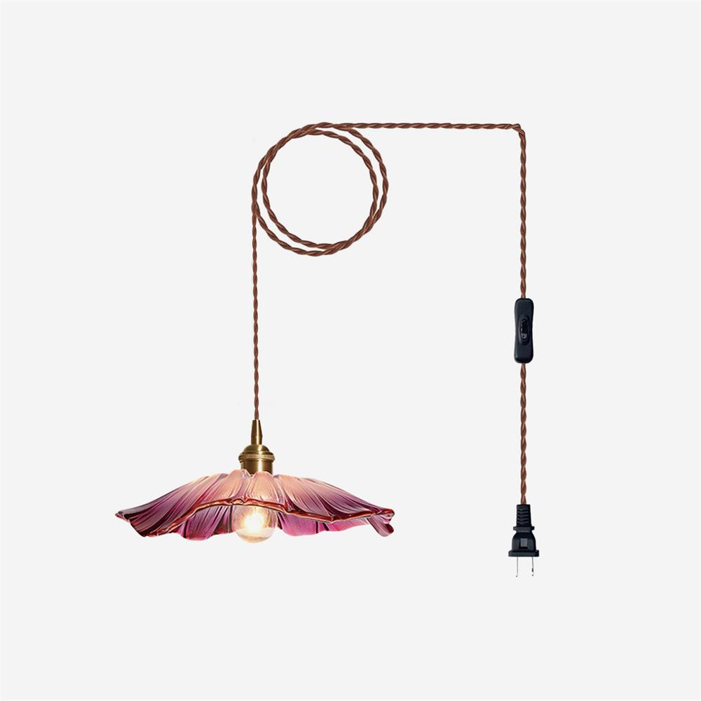 Larsmi blomsterformet pendellampe