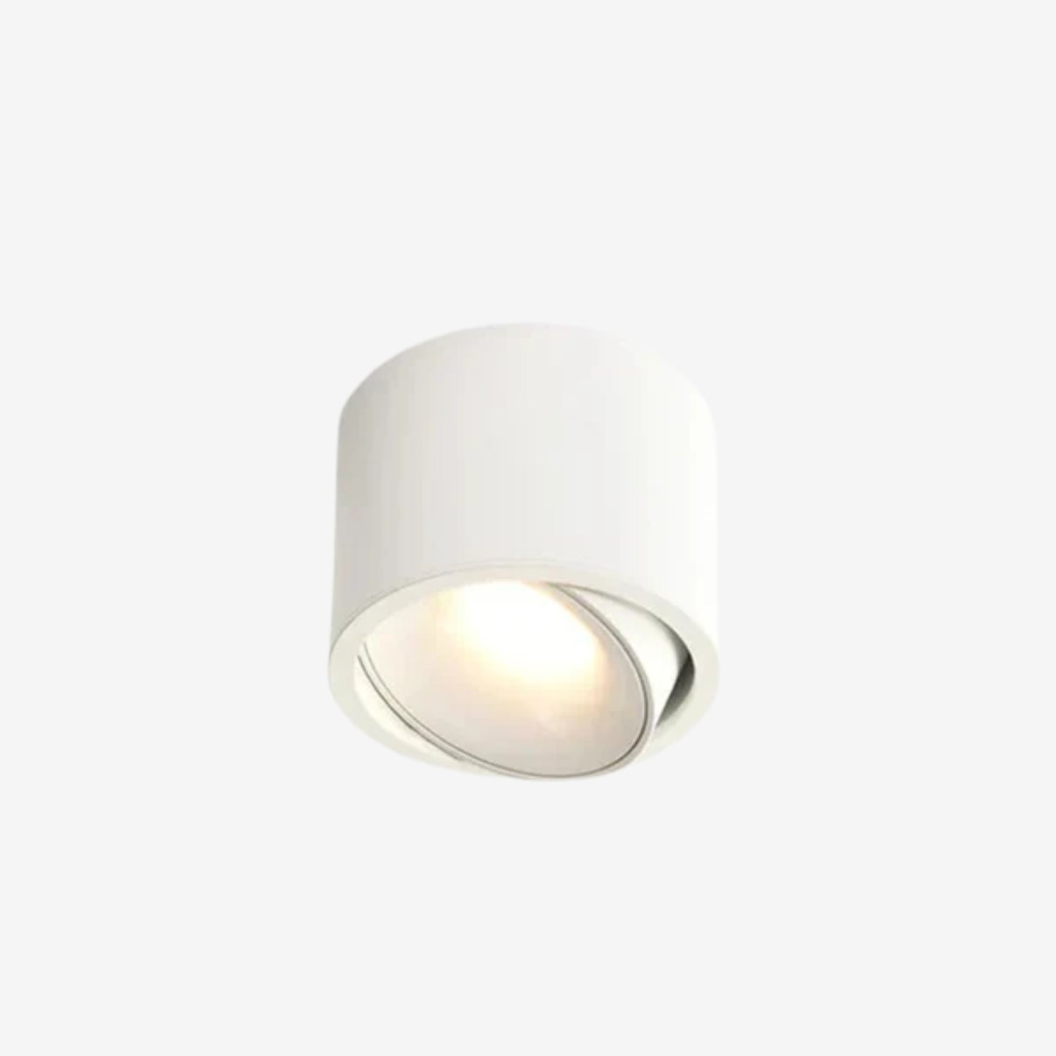 Leir rund loftlampe