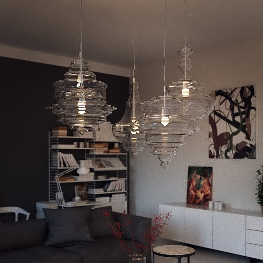 Rona skulpturel pendellampe