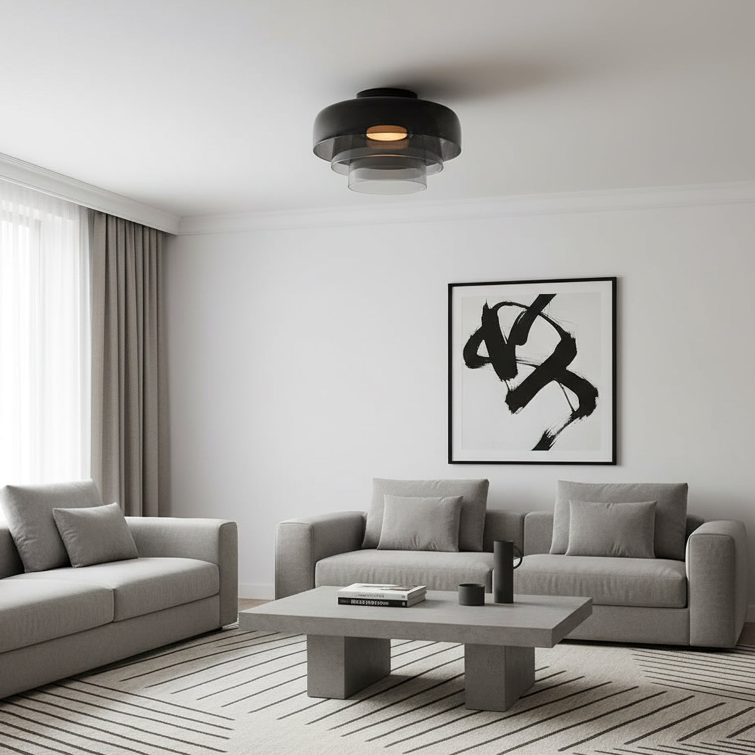 Halele rund loftlampe