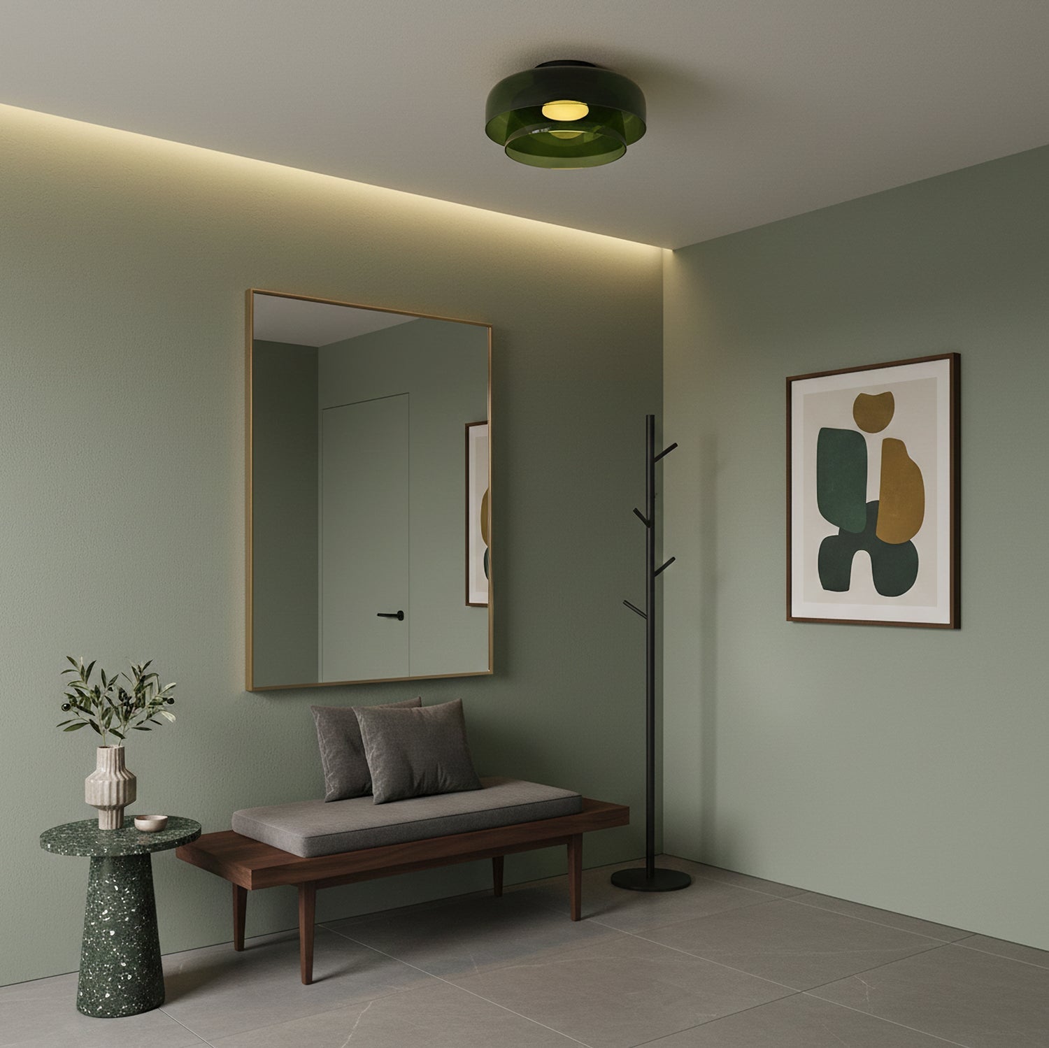 Halele rund loftlampe