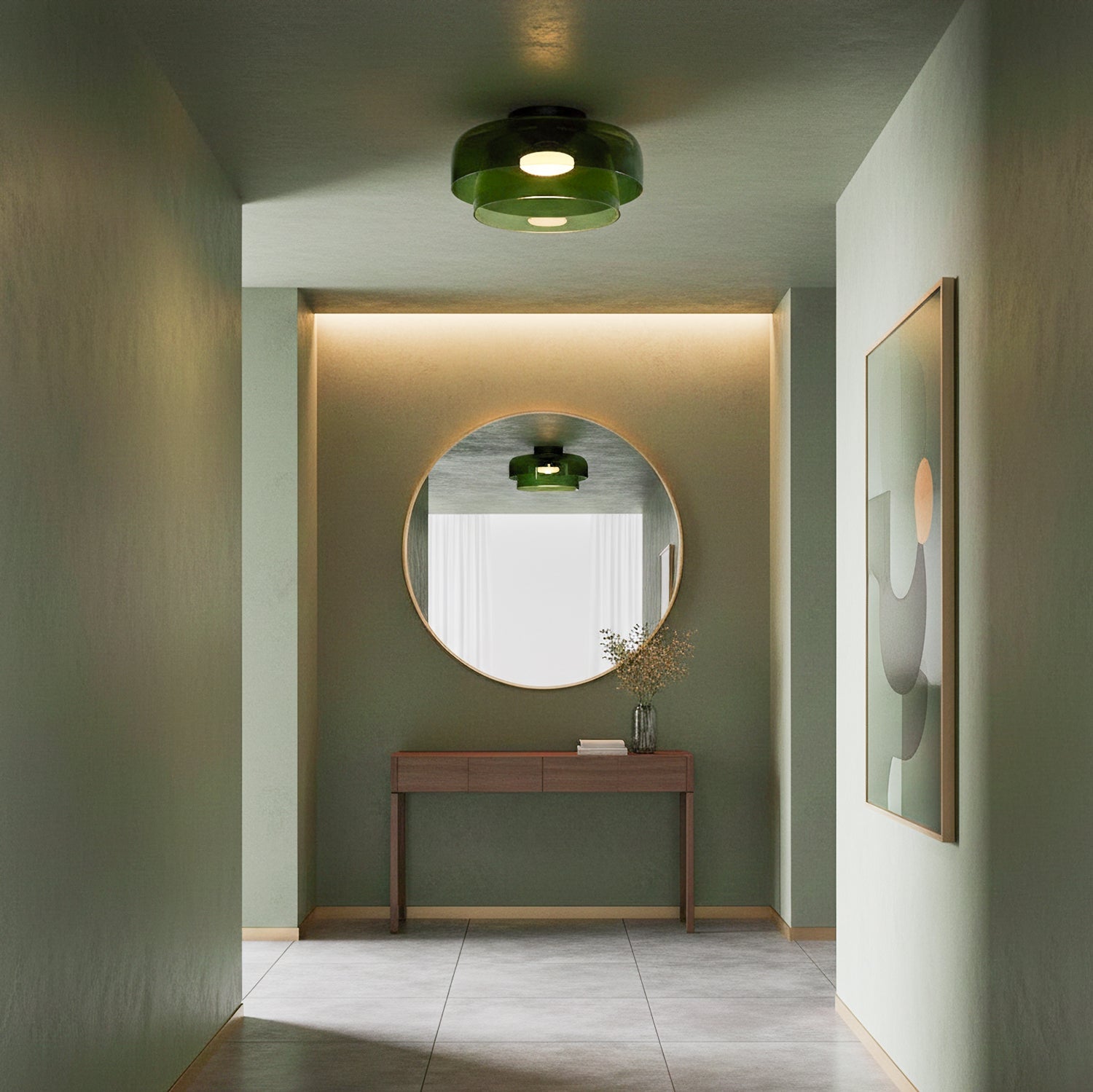 Halele rund loftlampe