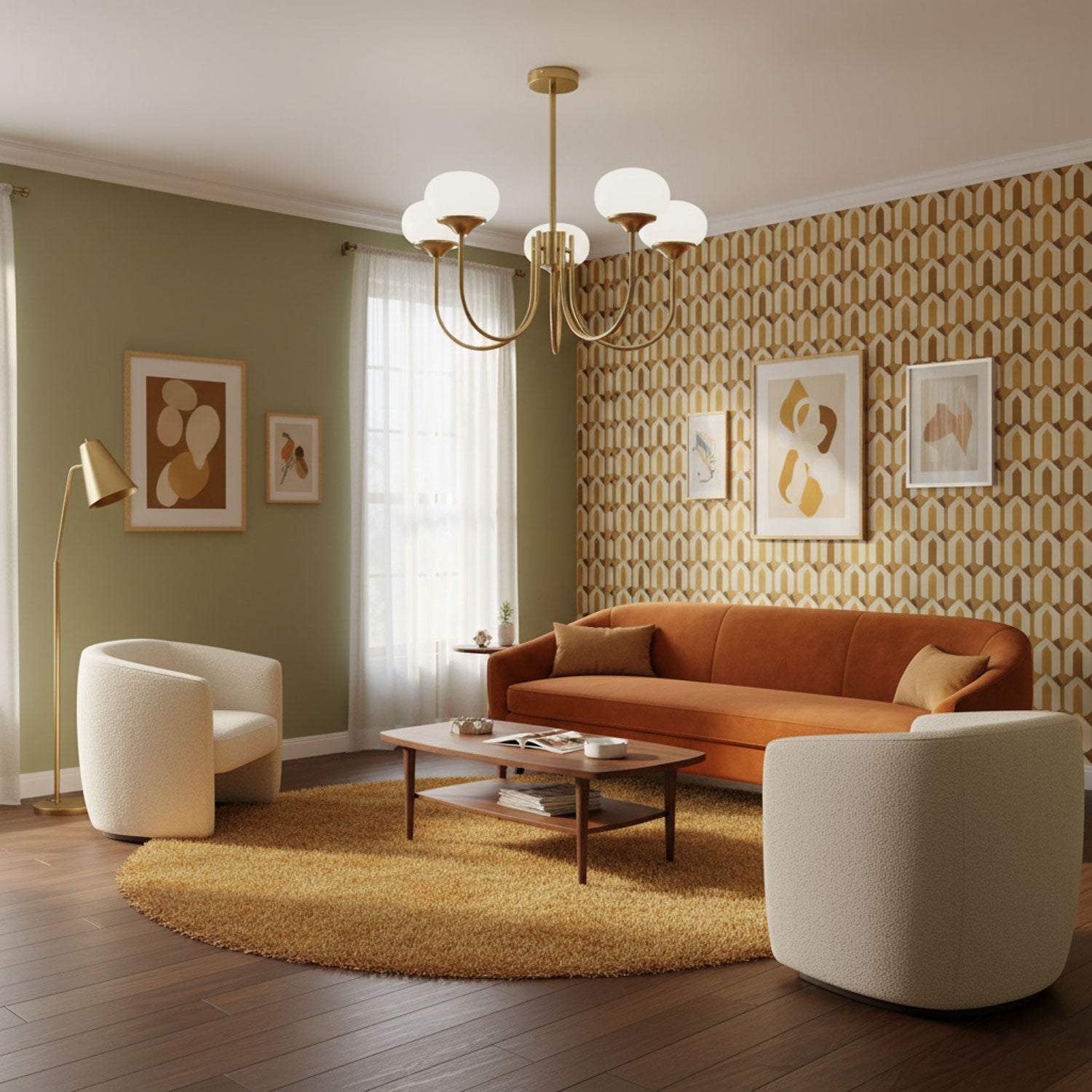 Soliare moderne lysekrone