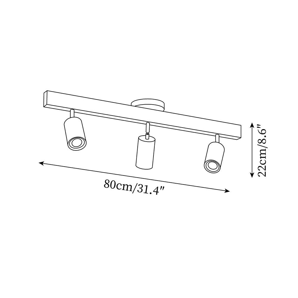 Kiromi lineær loftlampe