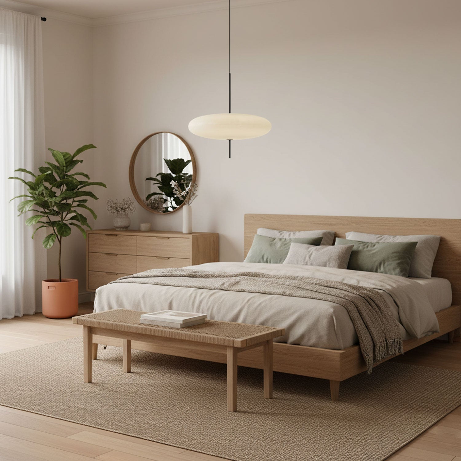 Emme minimalistisk pendellampe