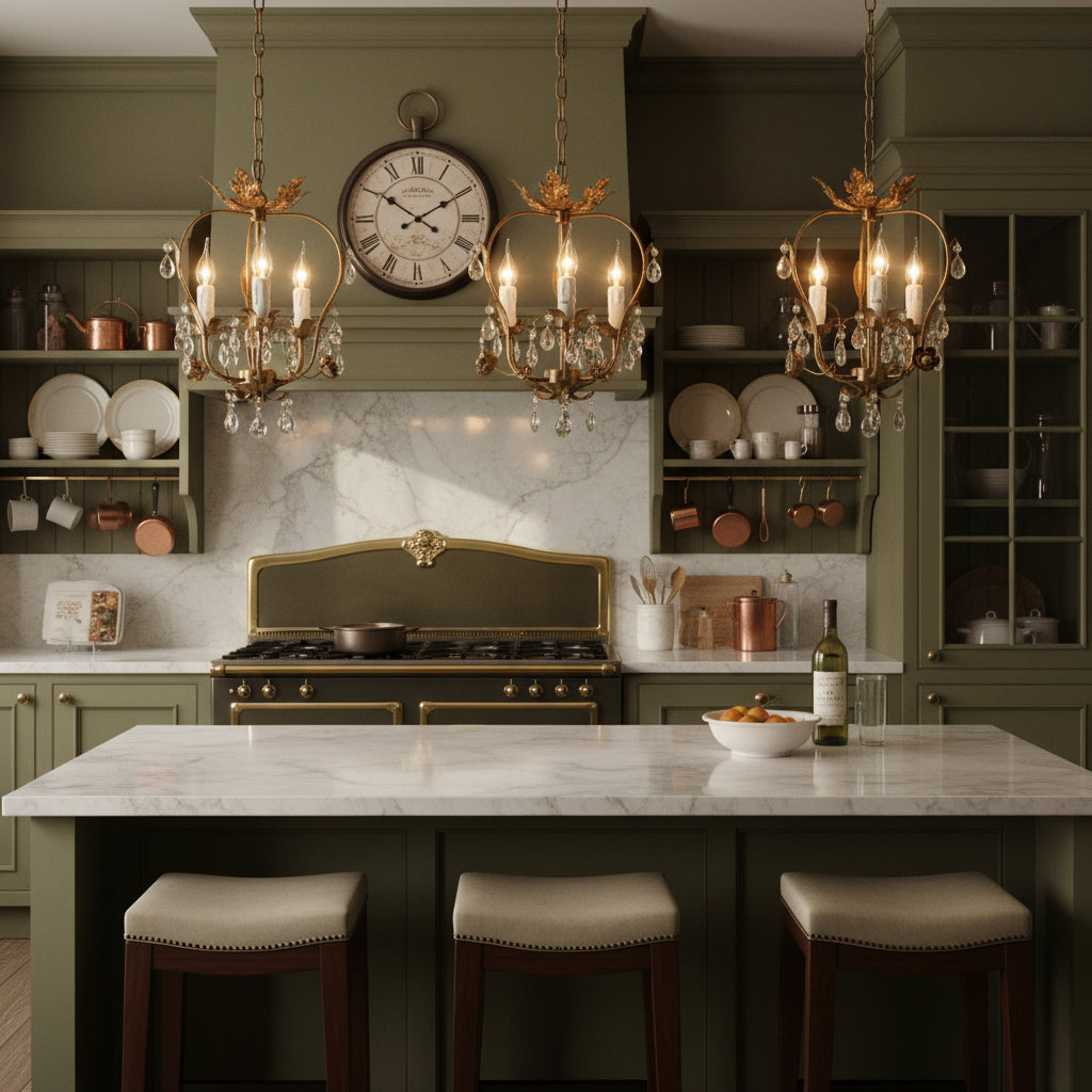 Arraia vintage lysekrone