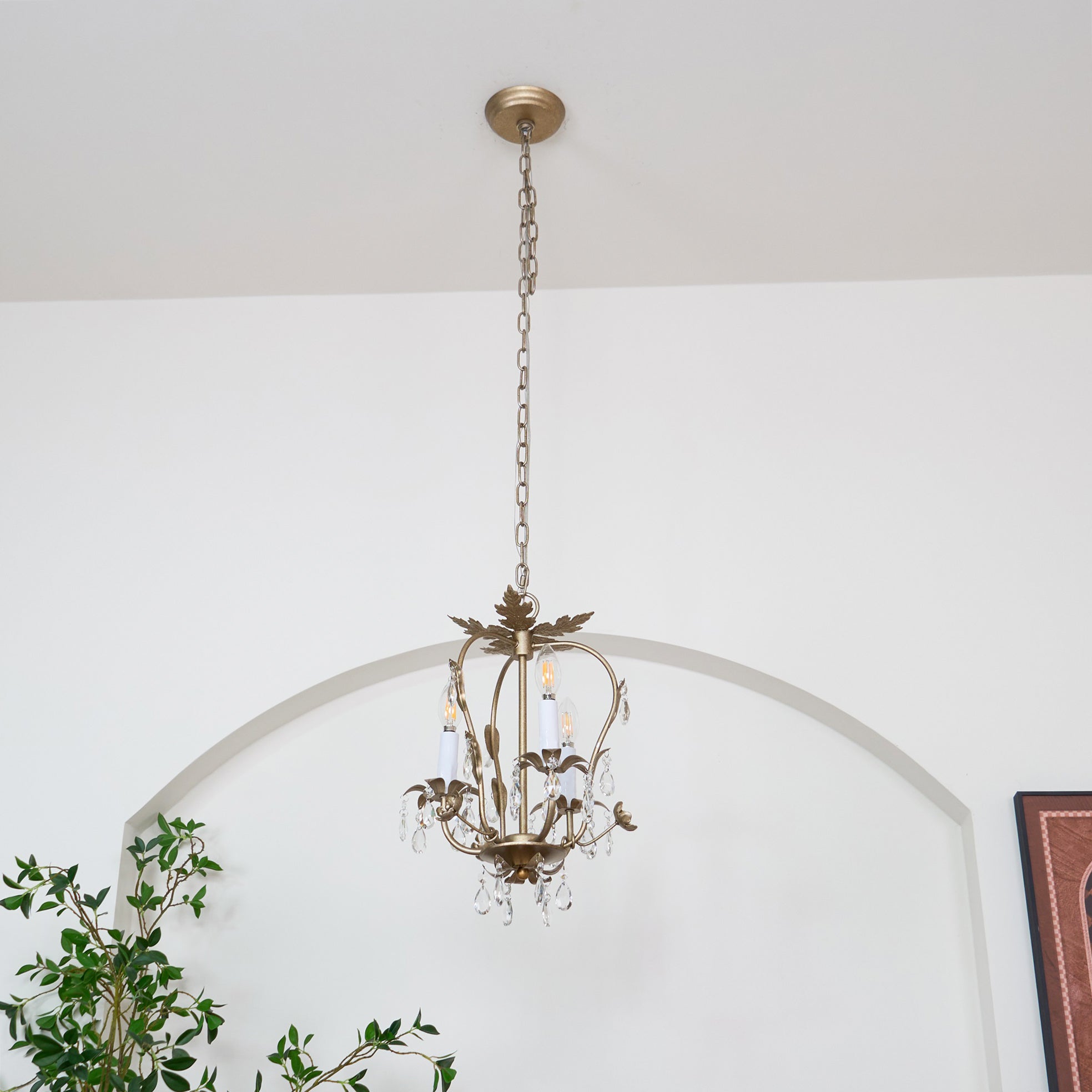 Arraia vintage lysekrone