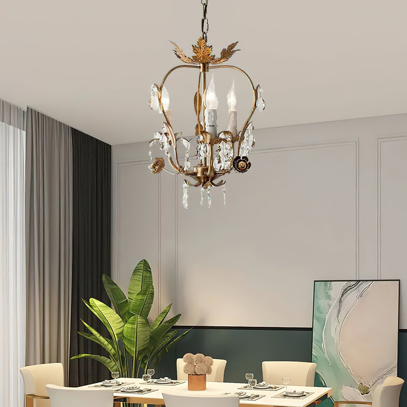 Arraia vintage lysekrone